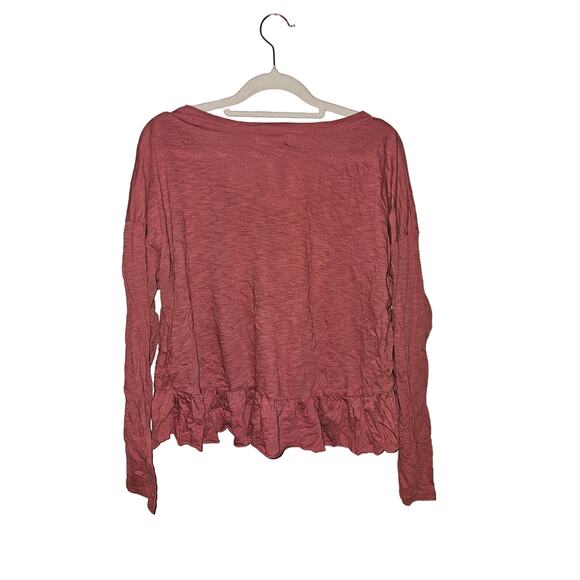 Altar'd State Women's Shirt Top Tiered Ruffled Size Small (317) - Picture 4 of 4